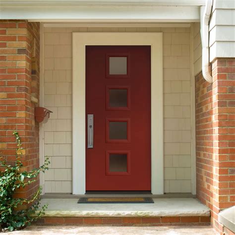 door front house residential metal|exterior metal doors at lowe's.